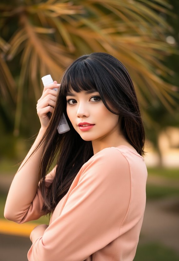bangs resistant to humidity