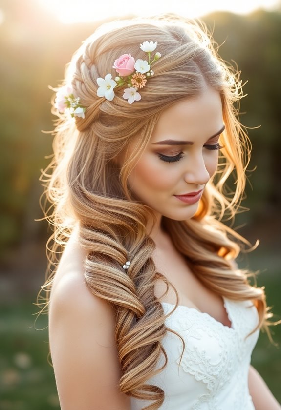 boho chic wedding hairstyles
