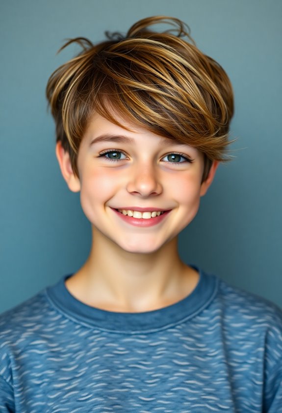 bold textured pixie cut