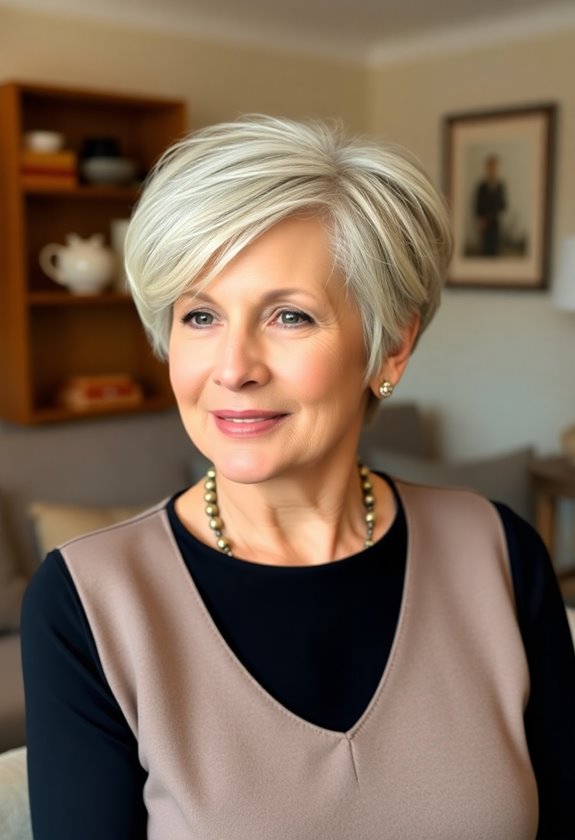 bold youthful low maintenance hairstyle