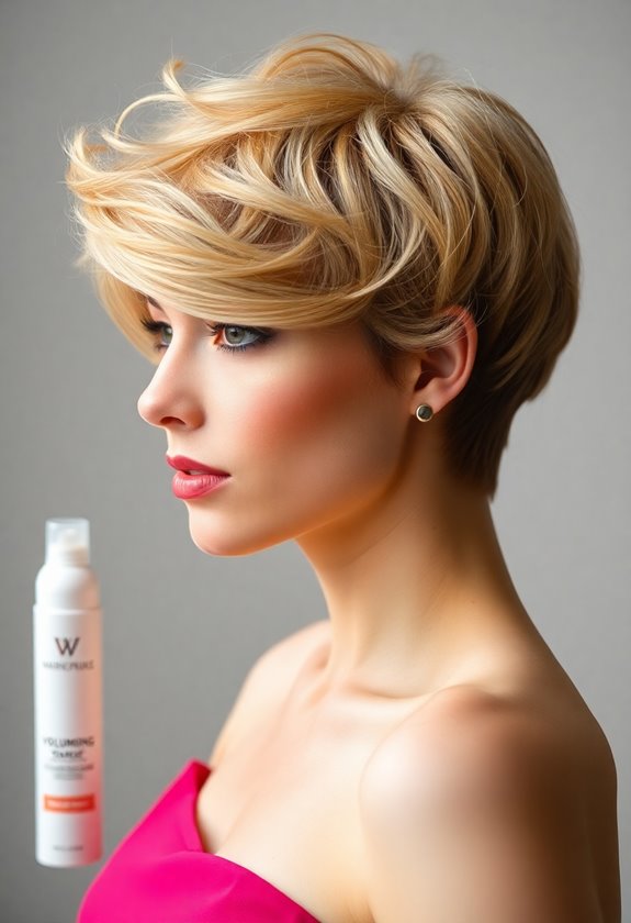boost volume with mousse