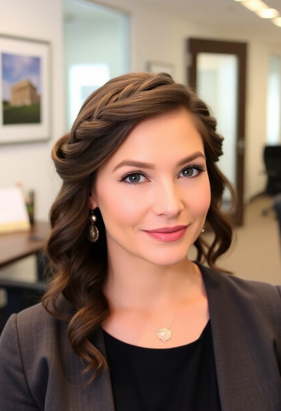 braided crown for second day hair
