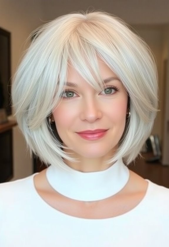 chin length bob with layers