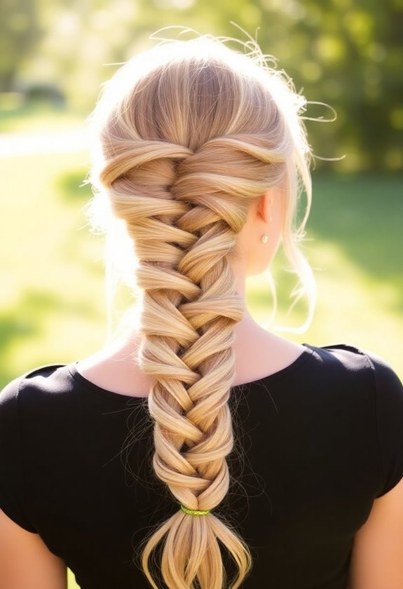 classic three strand braid tutorial