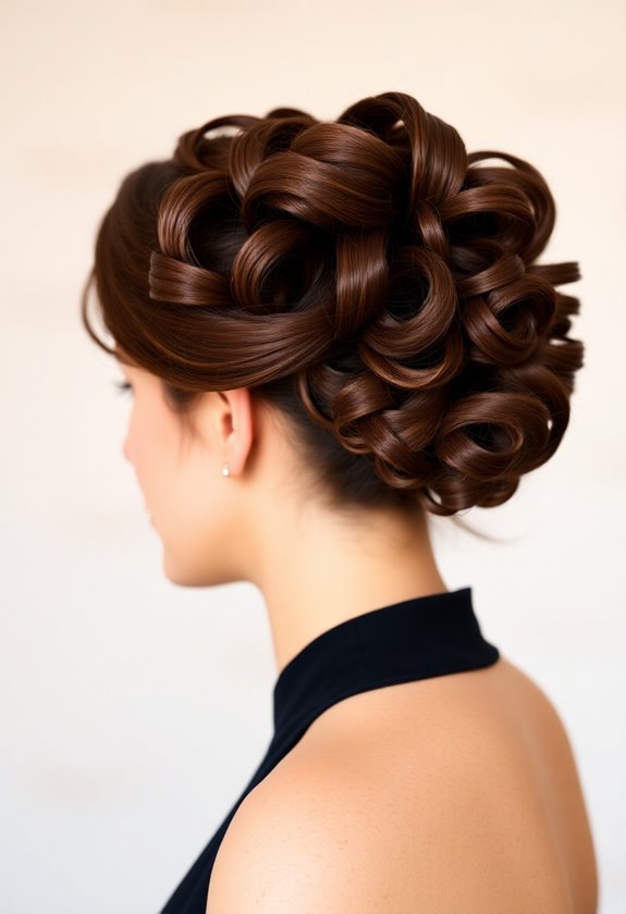 curl definition for chignons