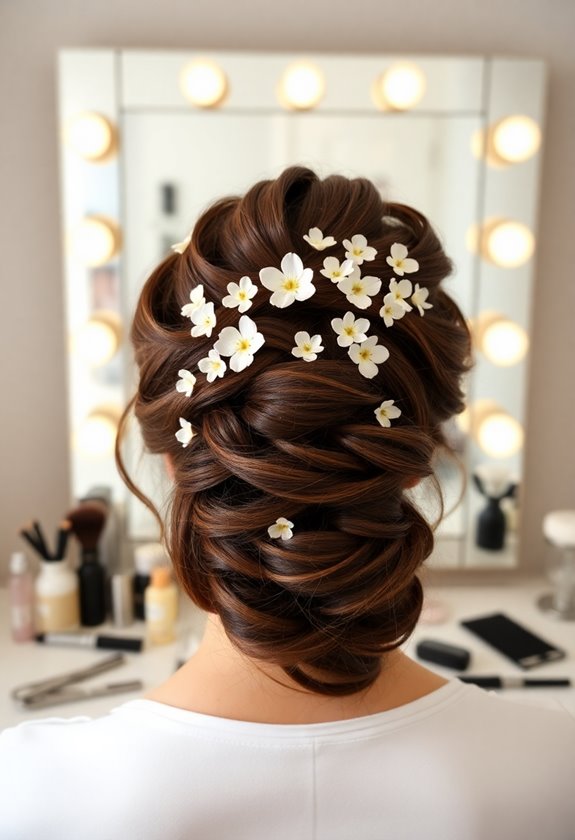 curly chignon diy guide