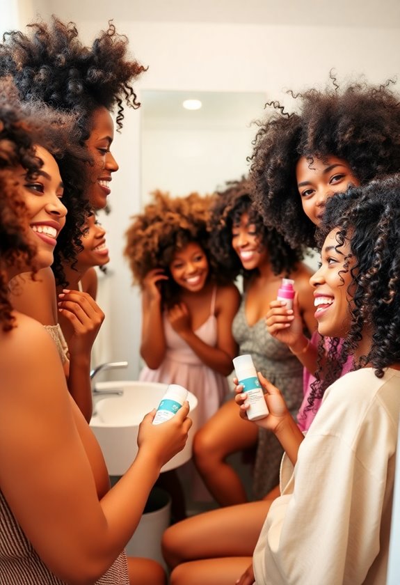 curly hair care routine