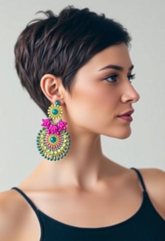 dazzling statement earrings elevate