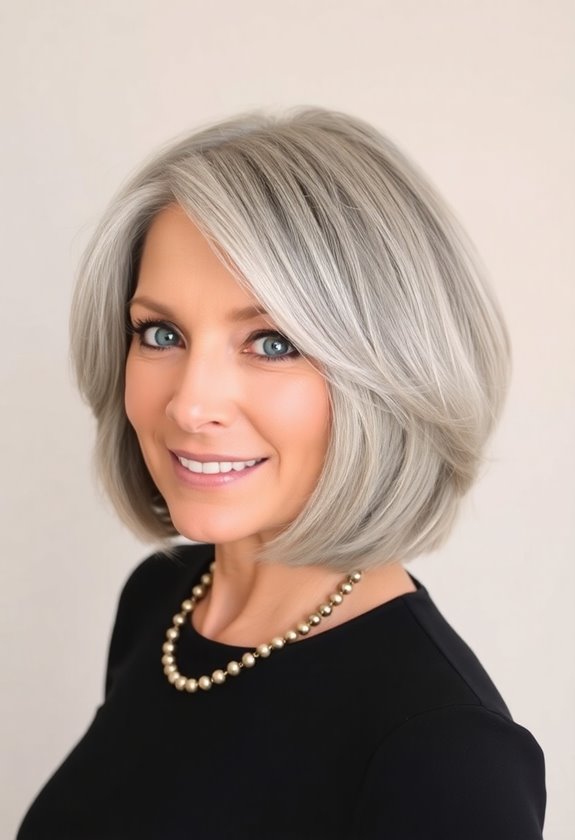 easy bob hairstyles for seniors