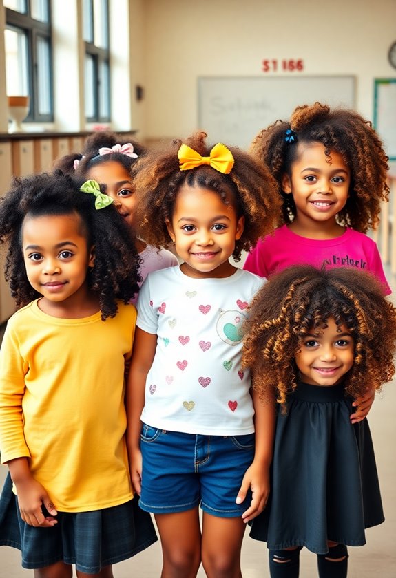 easy curly hairstyles for school