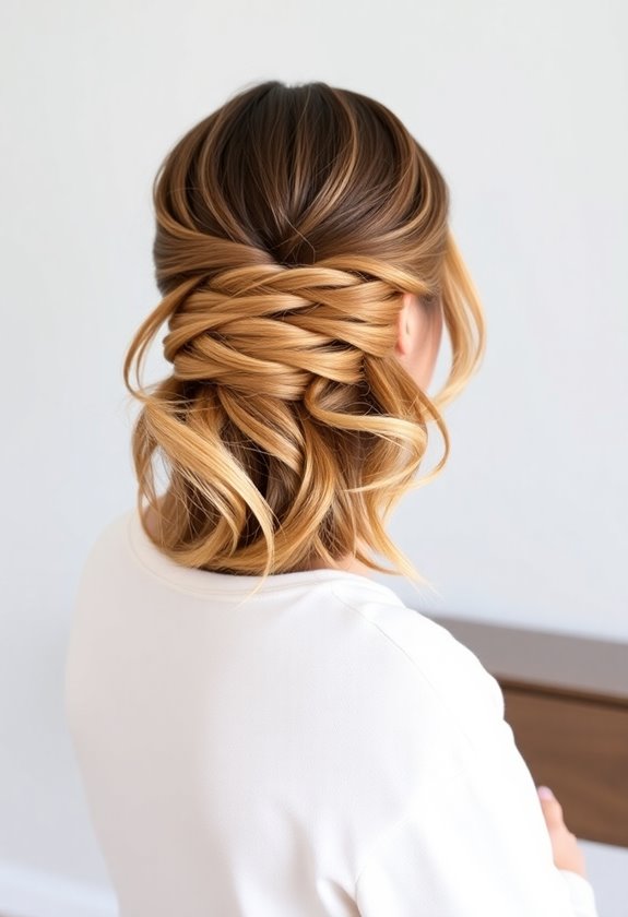 easy hairstyles for medium hair
