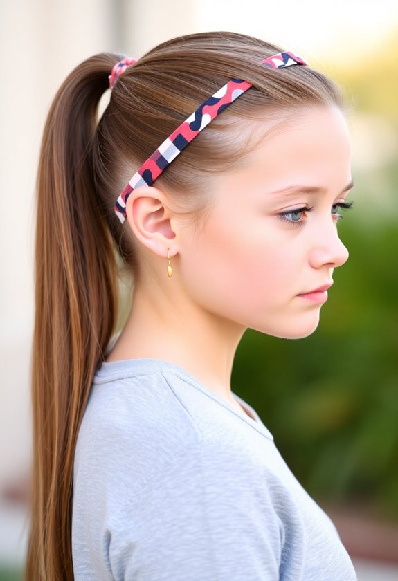 effortless chic headband style