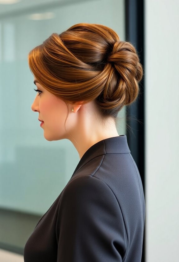 effortless elegant french twist