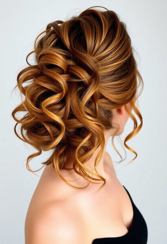 effortless messy bun style