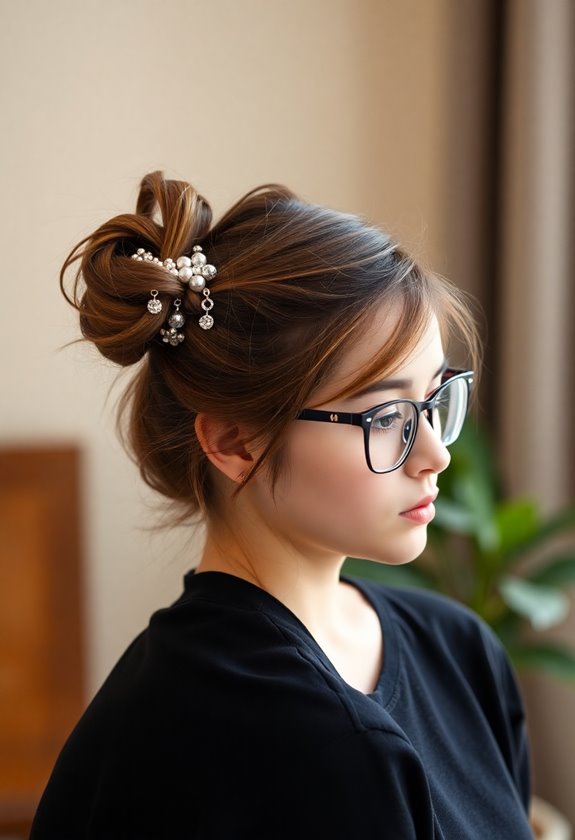 effortless messy bun tutorial