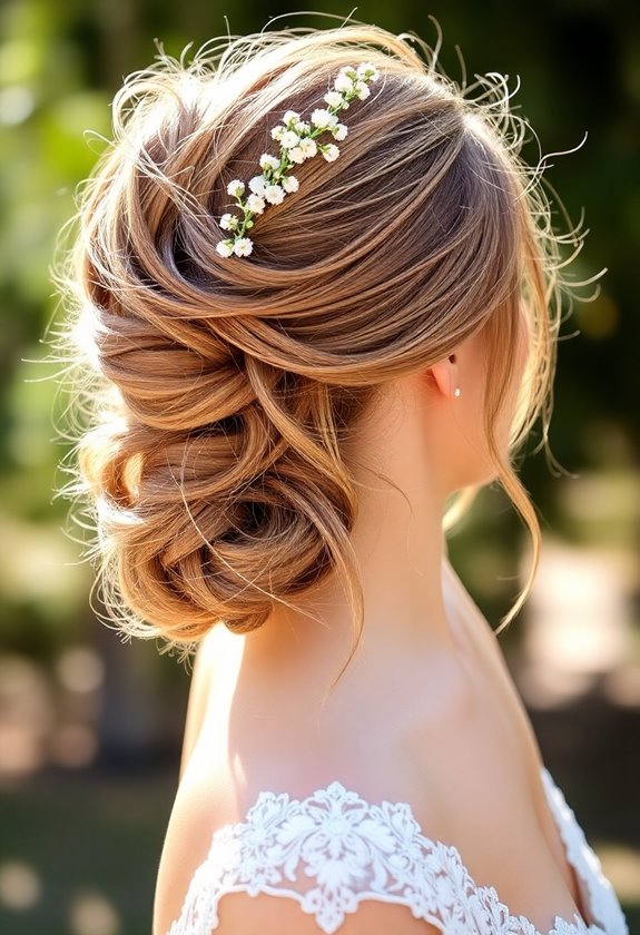 effortless messy low buns