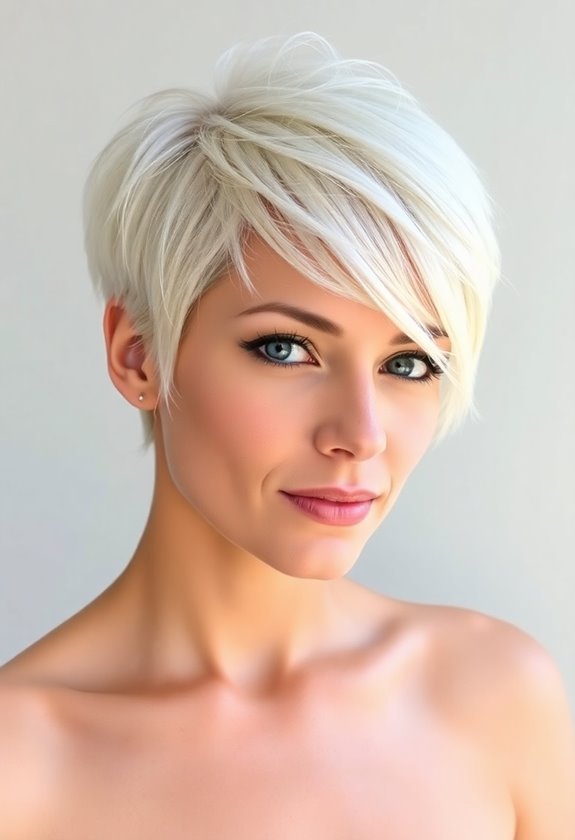 effortless textured pixie style