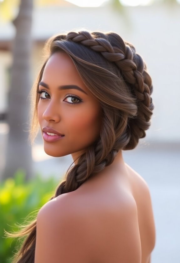 effortlessly chic loose braid