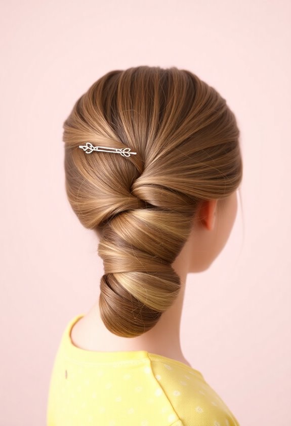 elegant classic french twist