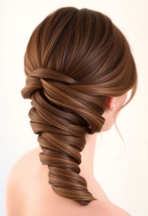 elegant easy polished hairstyle