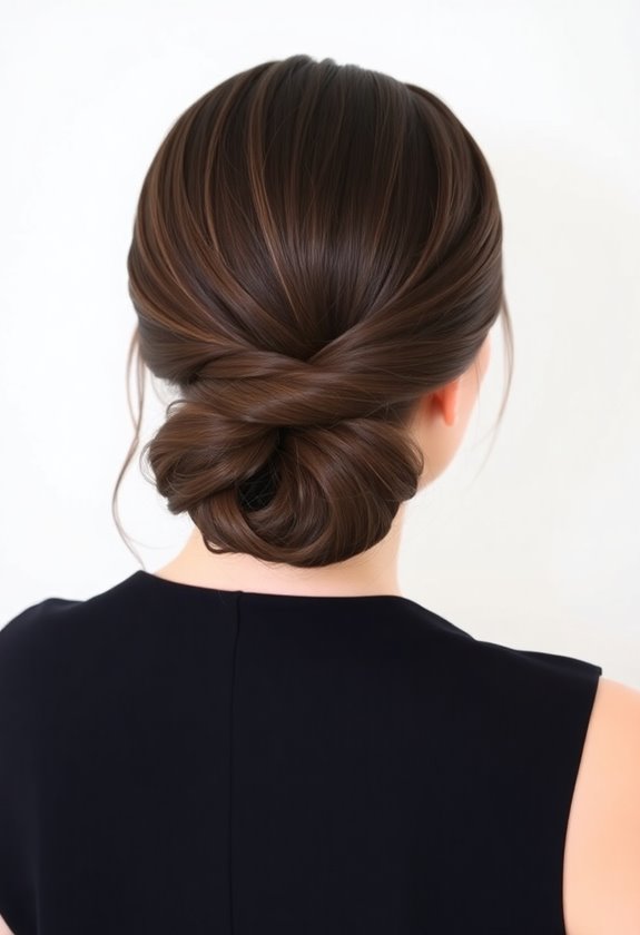 elegant french twist style