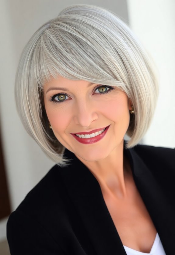 elegant low maintenance hairstyle choice