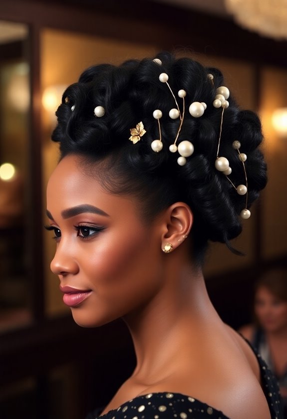 elegant protective evening updos