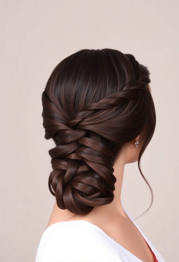 elegant thick hair style