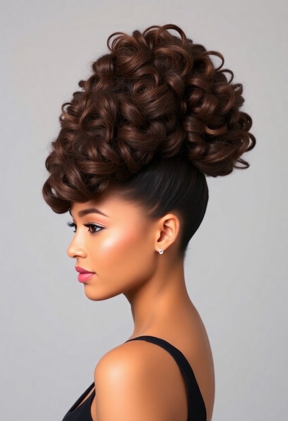 elevated pineapple updo techniques