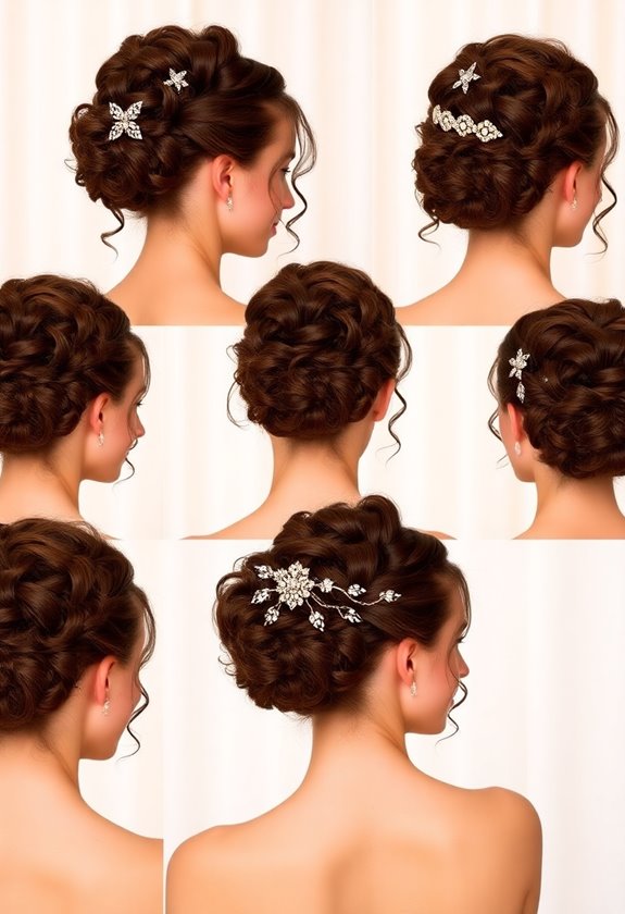 experiment with chignon styles