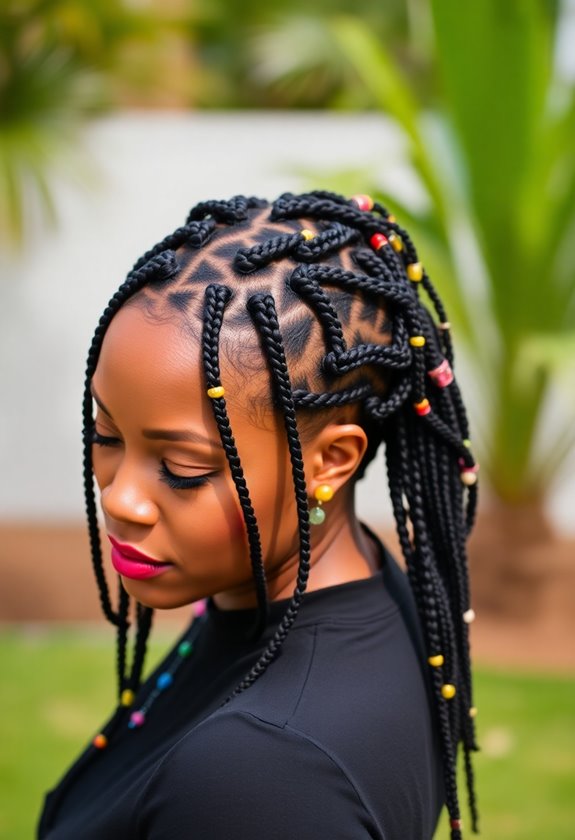 flawless feed in micro braids