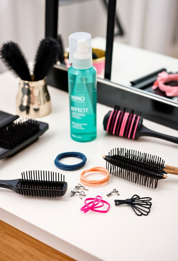 gather hair supplies needed