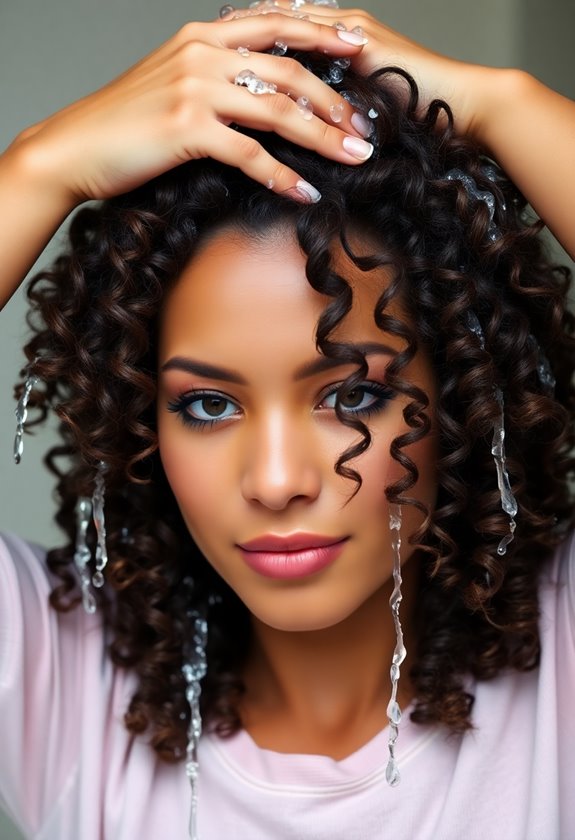 gentle cleansing for curls