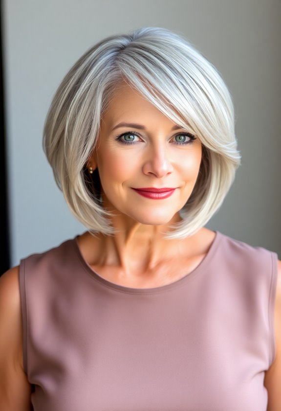 graduated bob for elegance