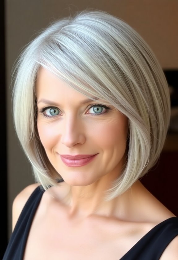 graduated bob for flattering dimensions