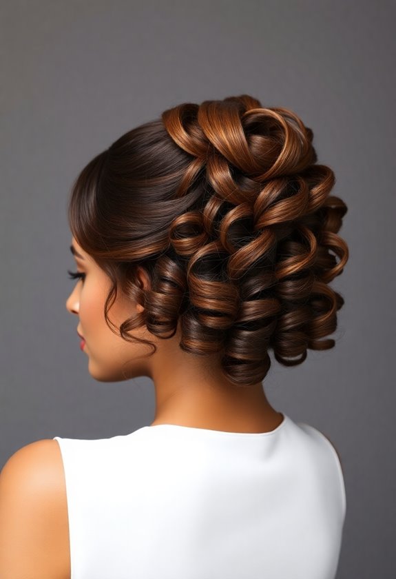 half up curly hairstyles