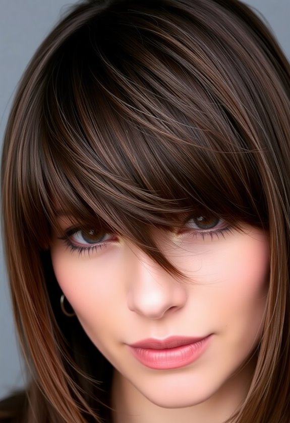 layered bangs for volume