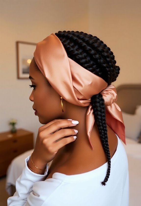 protect braids while sleeping