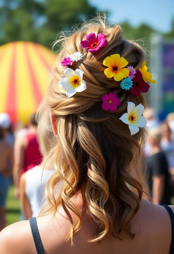 quick and carefree hairstyle