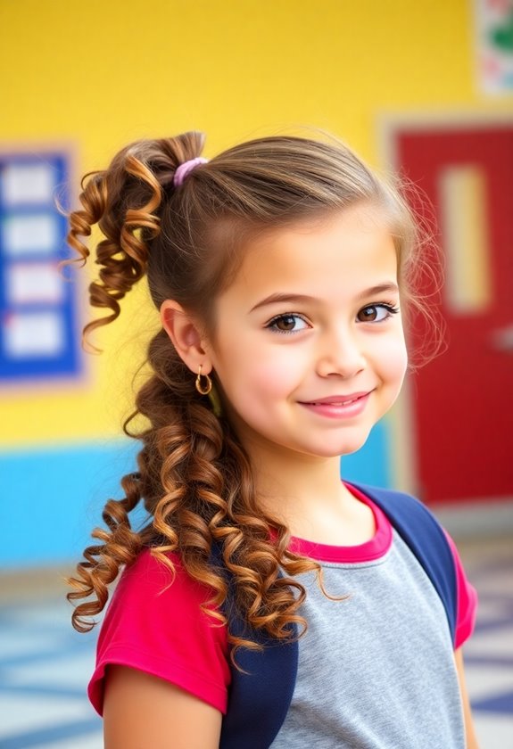 quick and cute hairstyle