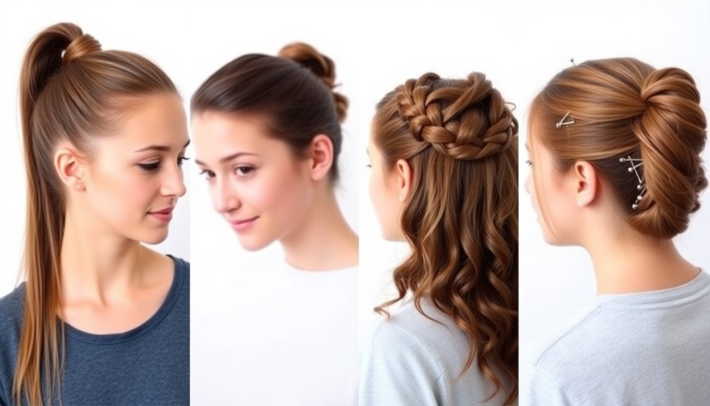 quick and easy hairstyles