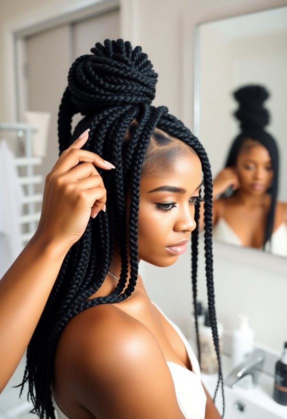 remove micro braids timely