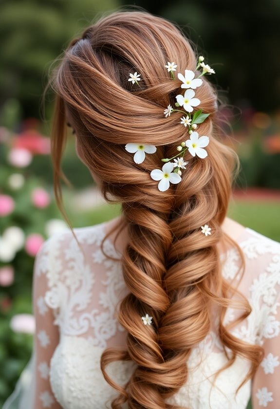 romantic fishtail braid tutorial