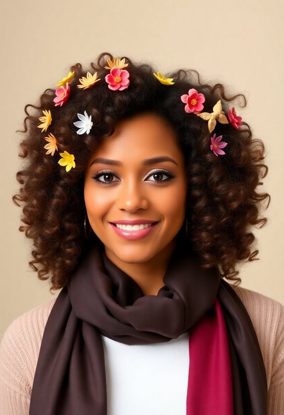 seasonal curly hair accessories