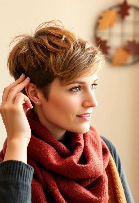 seasonal pixie cut care