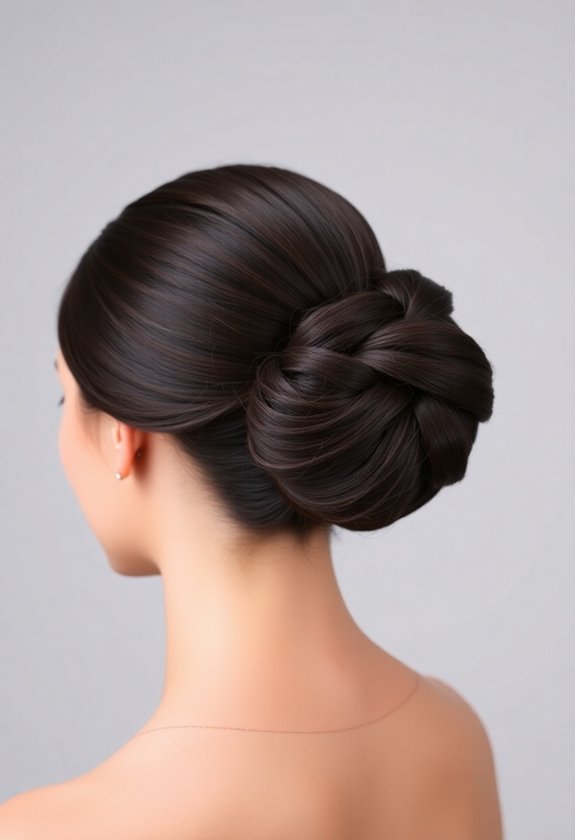 sleek bun technique revealed