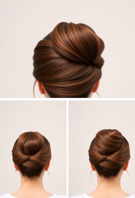 sock bun styling tutorial