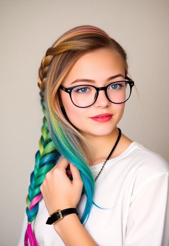 stylish side braid tutorial