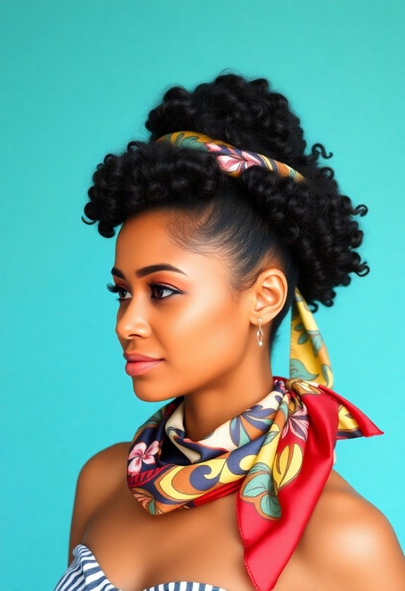 summer updos for curls