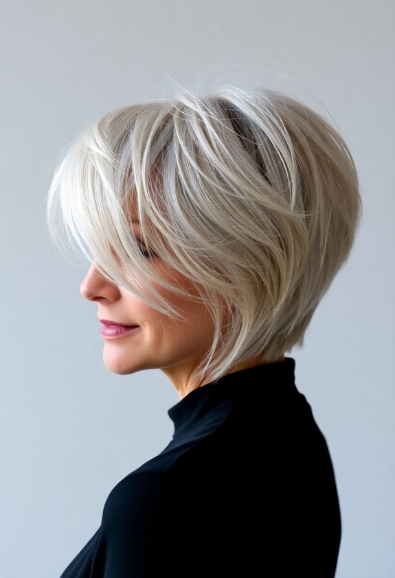 textured pixie bob elegance